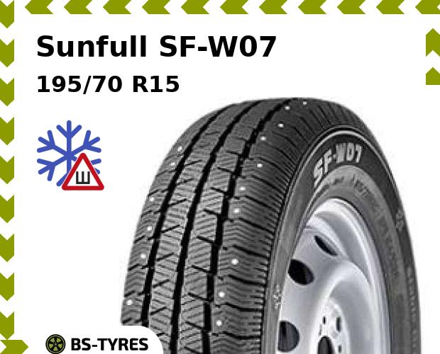 

Зимние шины Sunfull, SF-W07 195/70 R15 104R