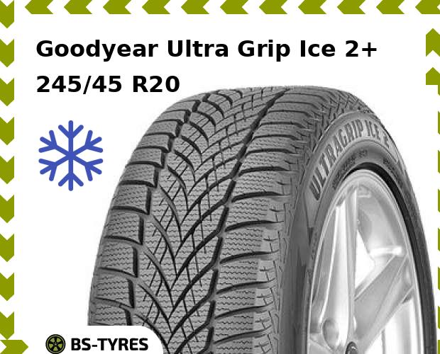 

Зимние шины Goodyear, Ultra Grip Ice 2+ 245/45 R20 103T