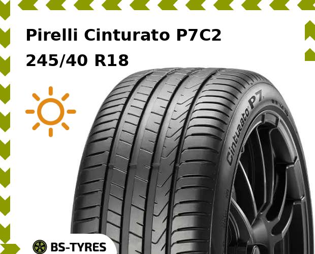 

Летние шины Pirelli, Cinturato P7C2 MO RunFlat 245/40 R18 97Y