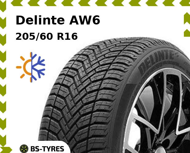 

Всесезонные шины Delinte, AW6 205/60 R16 96H