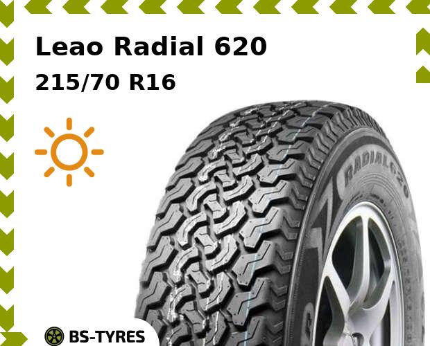 

Летние шины Leao, Radial 620 215/70 R16 100T