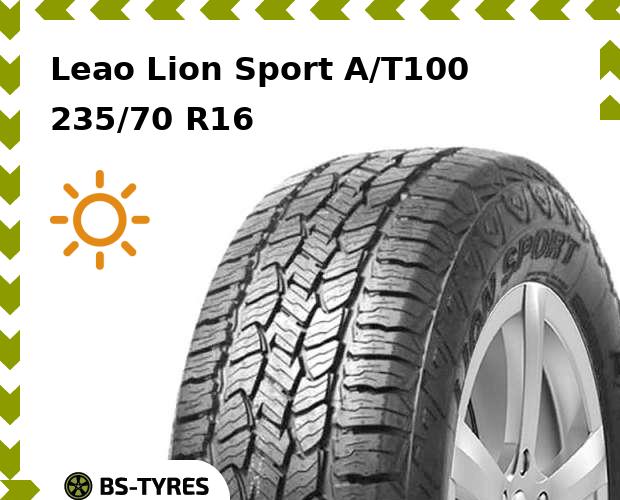 

Летние шины Leao, Lion Sport A/T100 235/70 R16 106T