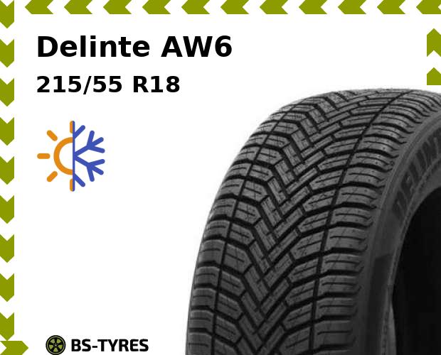 

Всесезонные шины Delinte, AW6 215/55 R18 99V
