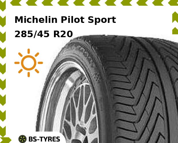 

Летние шины Michelin, Pilot Sport 285/45 R20 112Y