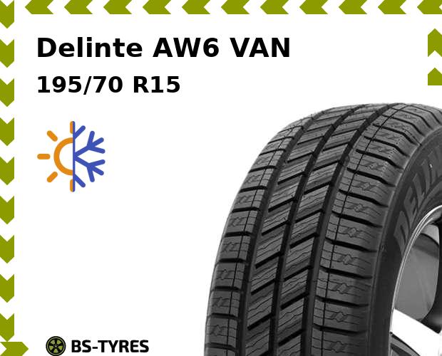 

Всесезонные шины Delinte, AW6 VAN 195/70 R15C 104/102R