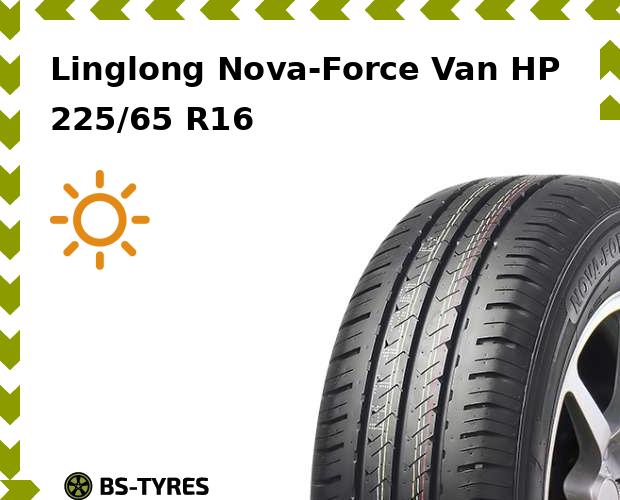 

Летние шины Linglong, Nova-Force Van HP 225/65 R16C 112/110R