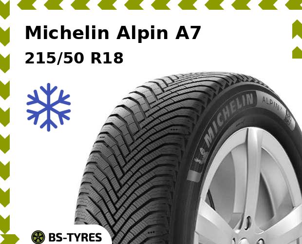 

Зимние шины Michelin, Alpin A7 215/50 R18 96V