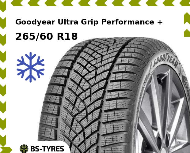 

Зимние шины Goodyear, Ultra Grip Performance + SUV 265/60 R18 114H