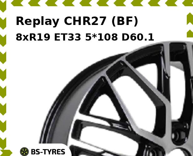 

Колесный диск Replay, CHR27 (BF) 8xR19 ET33 5*108 D60.1