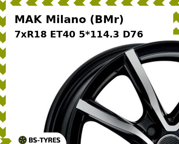 

Колесный диск MAK, Milano (BMr) 7xR18 ET40 5*114.3 D76
