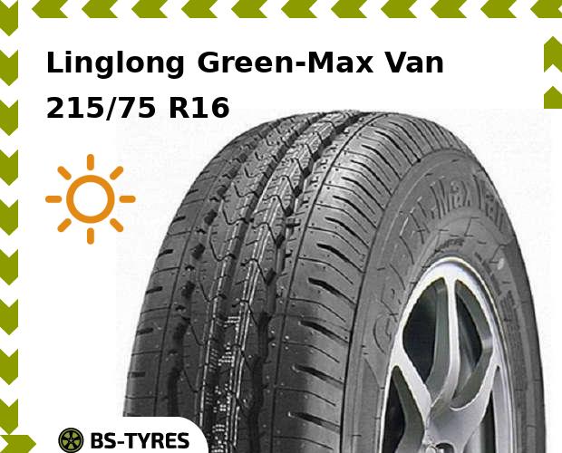 

Летние шины Linglong, LingLong Green-Max Van 215/75 R16C 113/111R