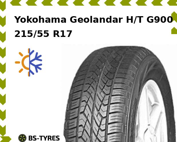 

Всесезонные шины Yokohama, Geolandar H/T G900 215/55 R17 94V