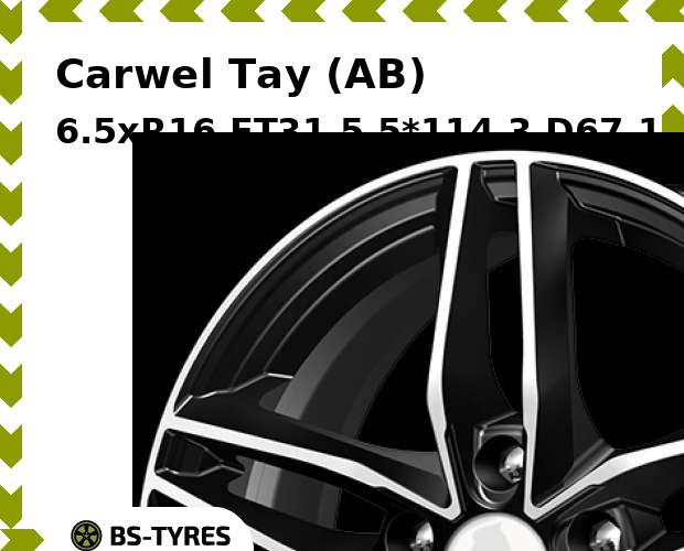 

Колесный диск Carwel, Тау (AB) 6.5xR16 ET31.5 5*114.3 D67.1