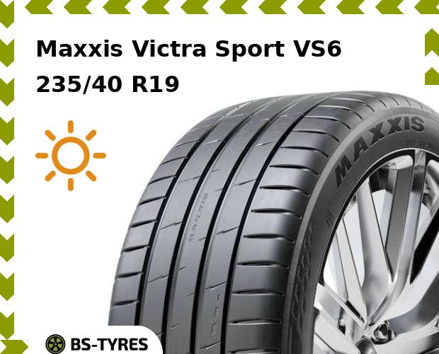 

Летние шины Maxxis, Victra Sport VS6 235/40 R19 96Y