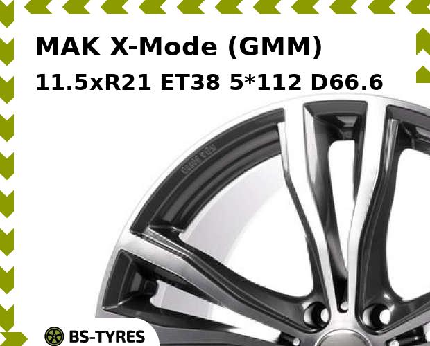 

Колесный диск MAK, X-Mode (GMM) 11.5xR21 ET38 5*112 D66.6