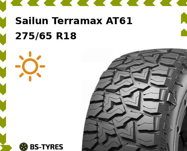 

Летние шины Sailun, Terramax AT61 275/65 R18C 119/116Q