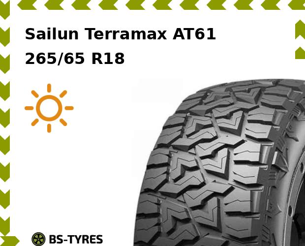 

Летние шины Sailun, Terramax AT61 265/65 R18C 117/114Q