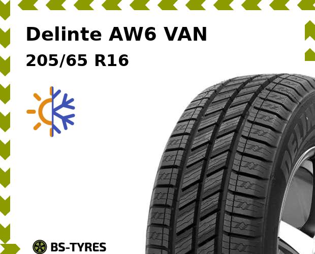 

Всесезонные шины Delinte, AW6 VAN 205/65 R16C 107/105T