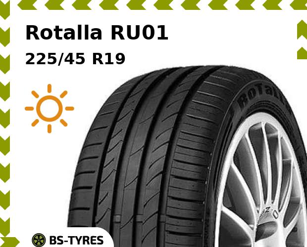 

Летние шины Rotalla, RU01 225/45 R19 96Y