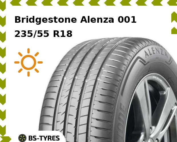 

Летние шины Bridgestone, Alenza 001 SUV 235/55 R18 104V