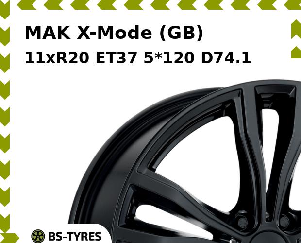 

Колесный диск MAK, X-Mode (GB) 11xR20 ET37 5*120 D74.1
