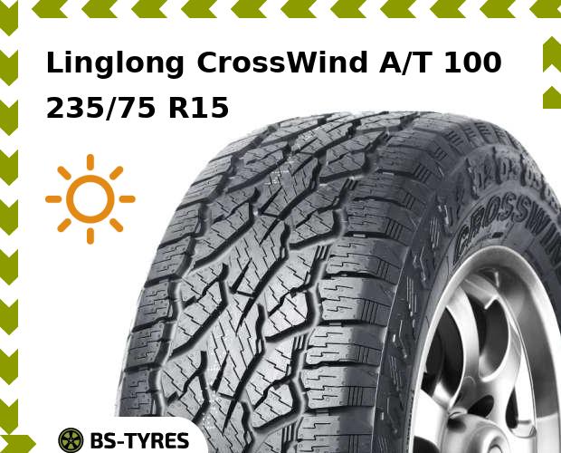 

Летние шины Linglong, LingLong CrossWind A/T 100 235/75 R15 109T