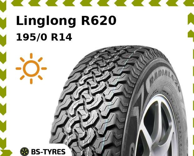 

Летние шины Linglong, R620 195/0 R14C 106/104Q