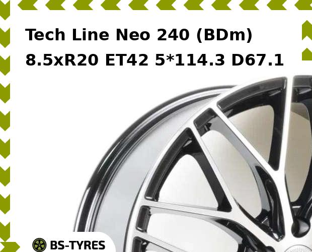 

Колесный диск Tech Line, Neo 240 (BDm) 8.5xR20 ET42 5*114.3 D67.1