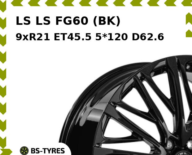 

Колесный диск LS, FG60 (BK) 9xR21 ET45.5 5*120 D62.6