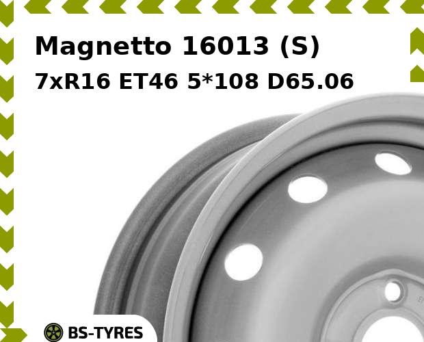 

Колесный диск Magnetto, 16013 (S) 7xR16 ET46 5*108 D65.06