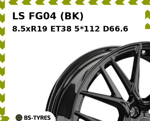 

Колесный диск LS, FG04 (BK) 8.5xR19 ET38 5*112 D66.6