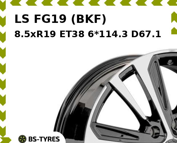 

Колесный диск LS, FG19 (BKF) 8.5xR19 ET38 6*114.3 D67.1