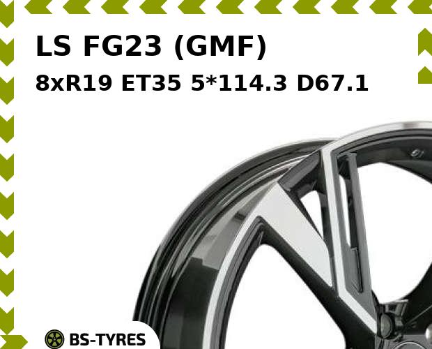 

Колесный диск LS, FG23 (BKF) 8.0xR19 ET35 5*114.3 D67.1