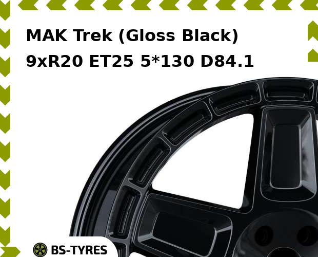 

Колесный диск MAK, Trek (Gloss Black) 9xR20 ET25 5*130 D84.1