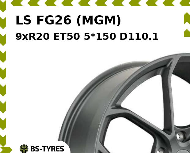 

Колесный диск LS, FG26 (MGM) 9.0xR20 ET50 5*150 D110.1