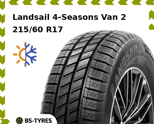 

Всесезонные шины Landsail, 4-Seasons Van 2 215/60 R17C 109/107T