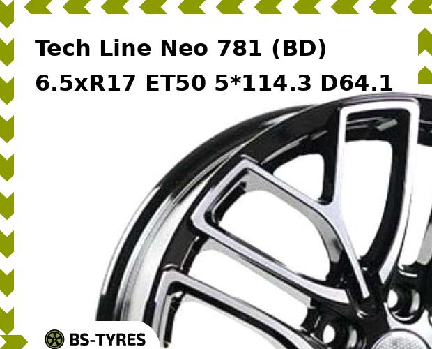 

Колесный диск Tech Line, Neo 781 (BD) 6.5xR17 ET50 5*114.3 D64.1