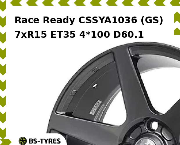 

Колесный диск Race Ready, CSSYA1036 (GS) 7.0xR15 ET35 4*100 D60.1