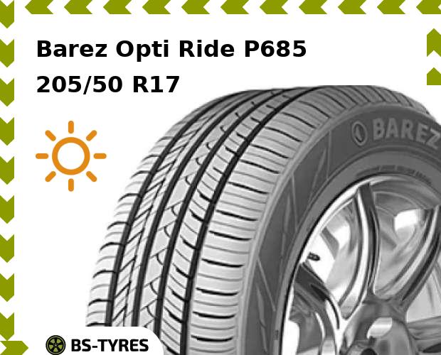 

Летние шины Barez, Opti Ride P685 205/50 R17 93W