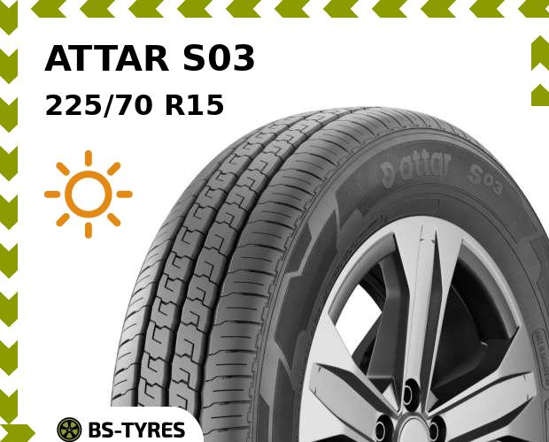 

Летние шины ATTAR, S03 225/70 R15C 112/110R