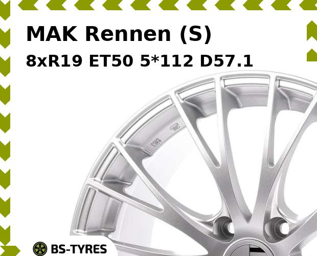 

Колесный диск MAK, Rennen (S) 8xR19 ET50 5*112 D57.1