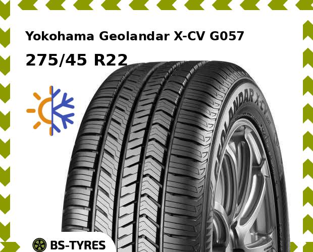 

Всесезонные шины Yokohama, Geolandar X-CV G057 275/45 R22 115W