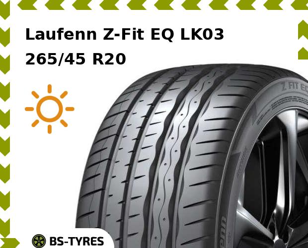 

Летние шины Laufenn, Z-Fit EQ LK03 265/45 R20 108Y