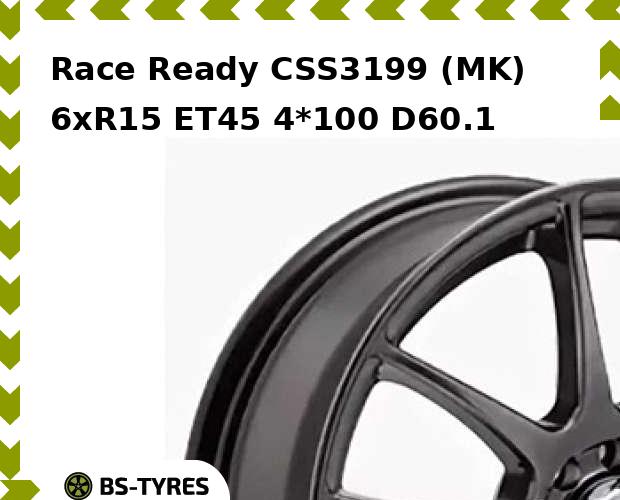 

Колесный диск Race Ready, CSS3199 (MK) 6.0xR15 ET45 4*100 D60.1