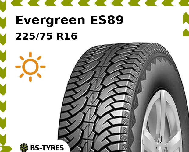 

Летние шины Evergreen, ES89 225/75 R16C 115/112R