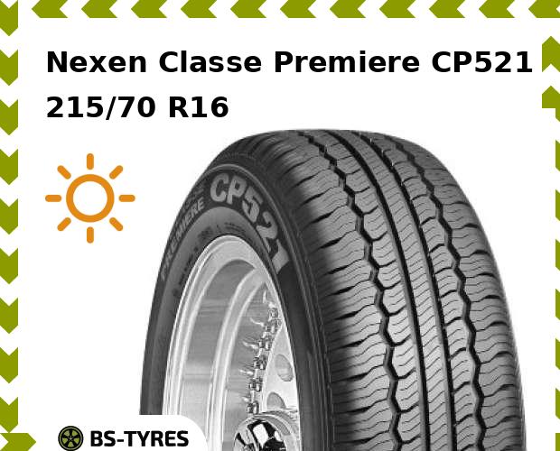 

Летние шины Nexen, Classe Premiere CP521 215/70 R16C 113/111Q