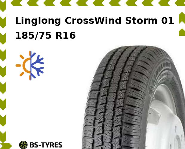 

Всесезонные шины Linglong, LingLong CrossWind Storm 01 185/75 R16C 104R