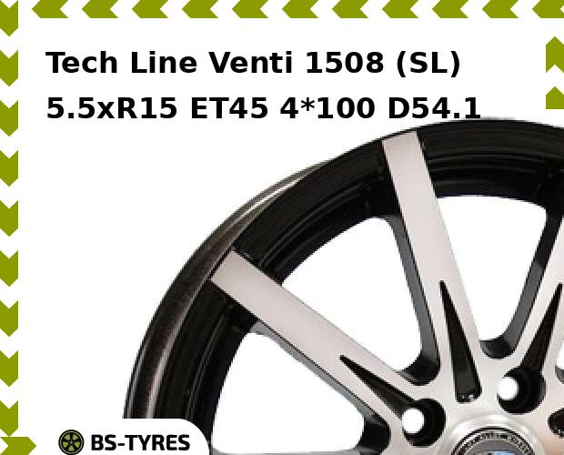 

Колесный диск Tech Line, Tech-line Venti 1508 (SL) 5.5xR15 ET45 4*100 D54.1