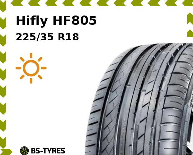 

Летние шины Hifly, HF805 225/35 R18 87W