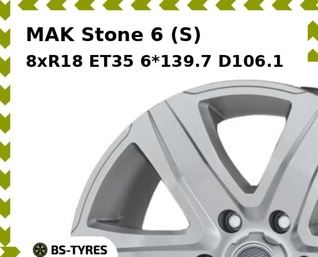 

Колесный диск MAK, Stone 6 (S) 8xR18 ET35 6*139.7 D106.1
